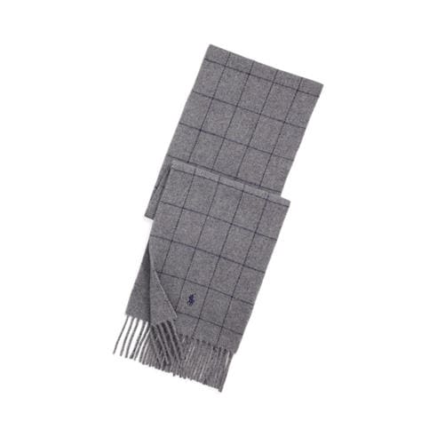 Polo Ralph Lauren - Windowpane Plaid Wool Blend Scarf