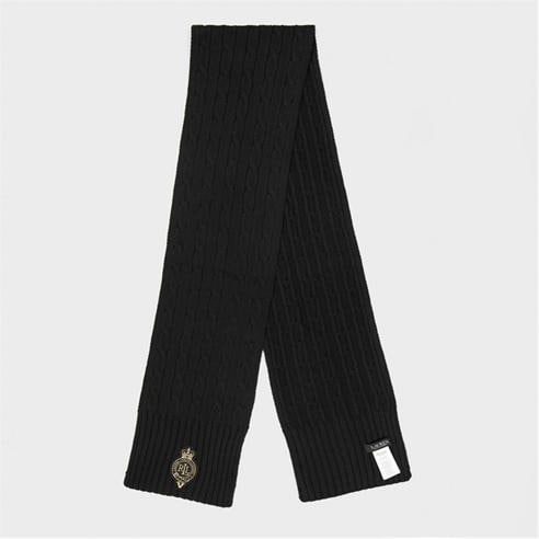 Lauren by Ralph Lauren - Crest Cable-Knit Scarf