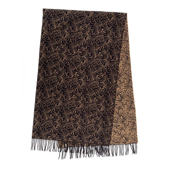Biba Jacquard Scarf In Black