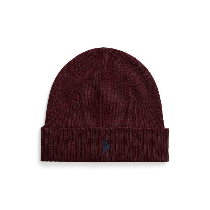 Polo Ralph Lauren Men's Red Pony Merino Wool Beanie
