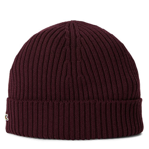 Lacoste - Men's Ribbed Knitted Beanie