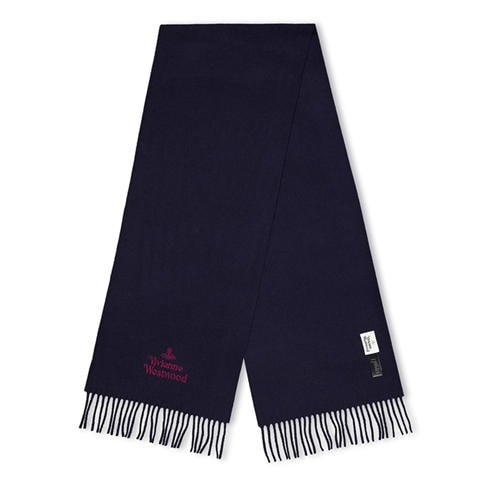 VIVIENNE WESTWOOD - Men's Wool Logo Midweight Scarf