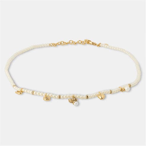 Coach - Women's Cat Pearl Bead Necklace