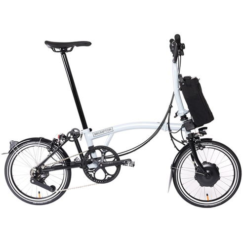 Brompton - Electric P Line 4-speed - Mid Handlebar - Folding Bike