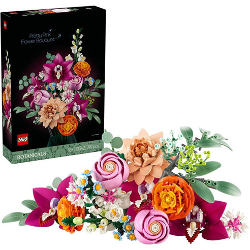 LEGO - Botanicals Pretty Pink Flower Bouquet Set 10342