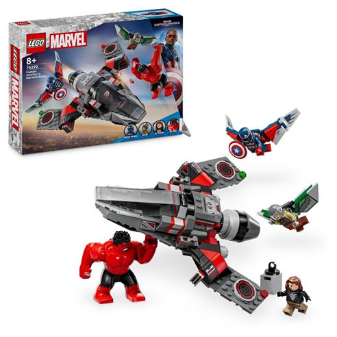LEGO - Marvel 76292 Captain America vs. Red Hulk Battle