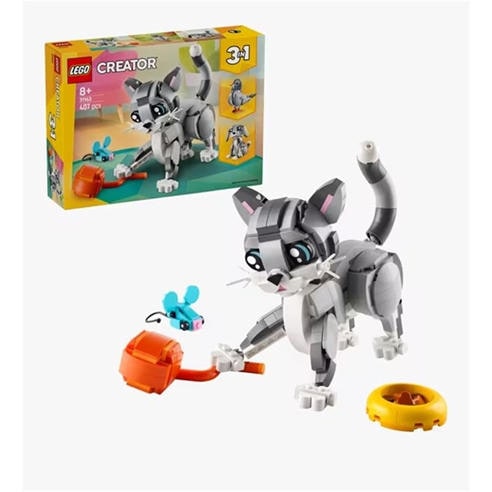 LEGO - LEGO Creator 3in1 Playful Cat Toy Animal Set 31163