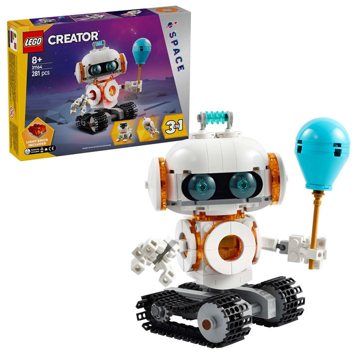 LEGO Creator 3in1 Space Robot Toy Figure Set 31164 - Multi