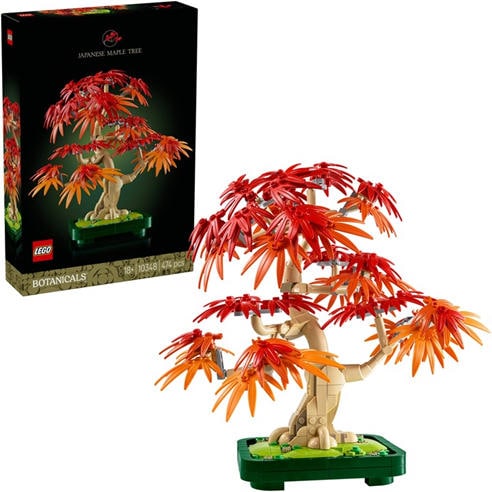 LEGO - LEGO® Botanicals Japanese Red Maple Bonsai Tree Plant Decor 10348
