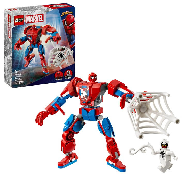 Lego Multi Marvel 76308 Spider-Man Mech Vs Anti-Venom Set -