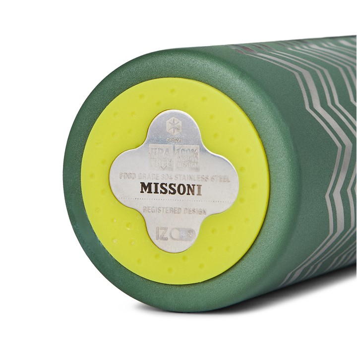 Green And Gold - MISSONI - Logo-Print Waterbottle
