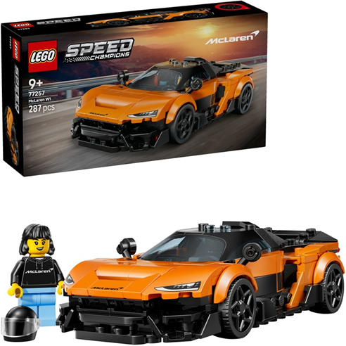 LEGO - Speed Champions McLaren W1 Toy Car Model Kit 77257