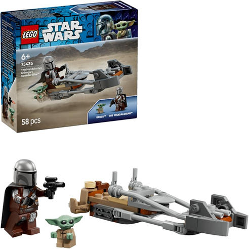 LEGO - Star Wars The Mandalorian & Grogu’s Speeder Bike 75436