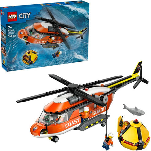 LEGO - City Coast Guard Helicopter Toy Building Set 60503