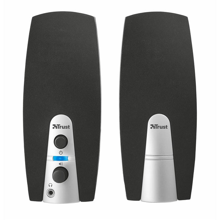 Trust Black Mila 2.0 Pc Speaker Set - And Silver