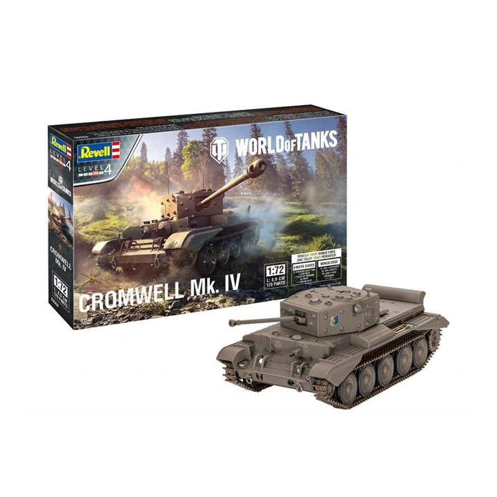 Revell Unisex None 03123 World Of Tanks 1:72 Cromwell Mk Iv