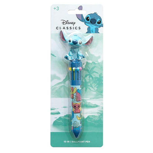 Disney - Stitch - Multi Colour Pen (10 Colours)
