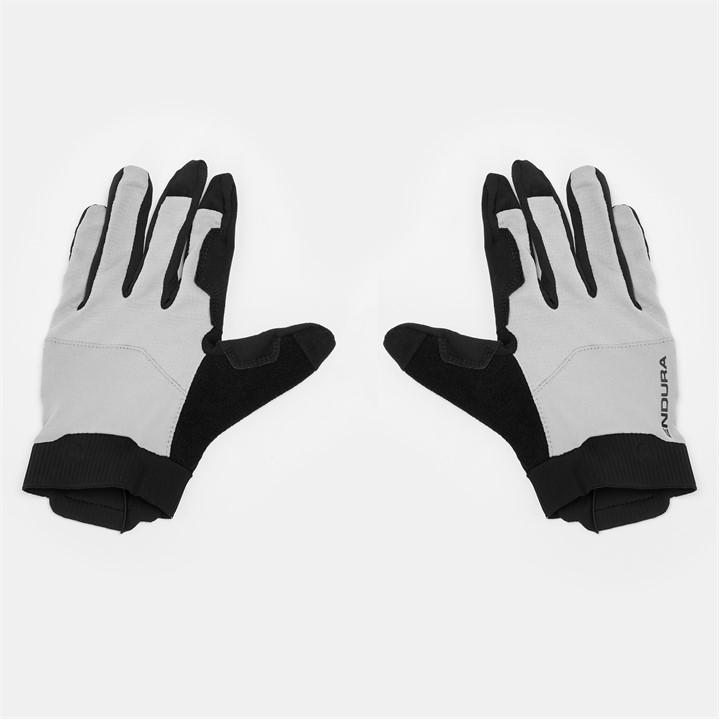 Endura Men's Grey Loop Full Finger Gloves Large