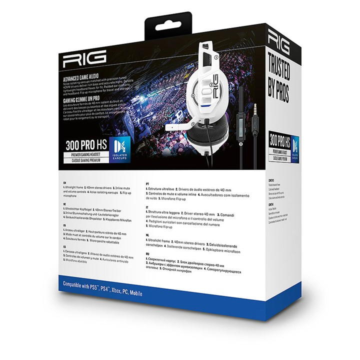 Merchandise - Nacon - RIG 300 PRO PlayStation Headset - White