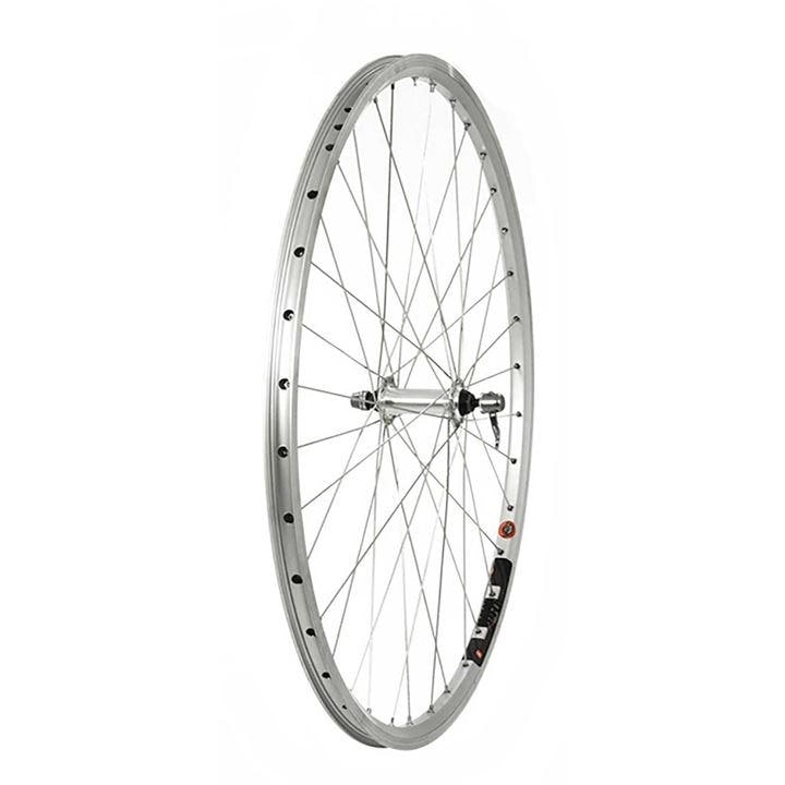 Raleigh Unisex Silver 700C Front Rim Brake Qr Wheel 650B