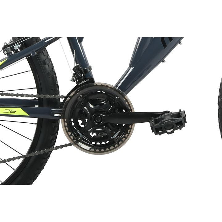 Muddyfox Recoil 26 Inch Mens Mountain Bike Grey/Yellow House of