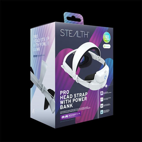 Stealth - Pro Head Strap With Power Bank For Meta Quest 3 & 3S