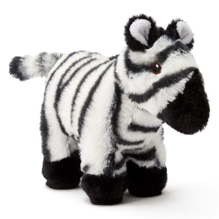 Zappi Co Unisex Kids Multi Co Zebra Soft Toy 23 Cm Eco