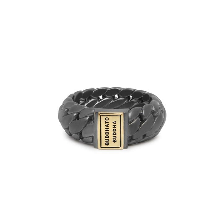 Buddha To Buddha En Small Ring Black Rhodium Gold