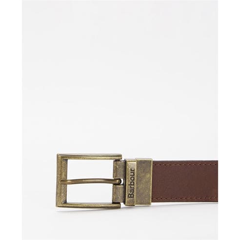 Barbour - Mens Reversible Tartan Leather Belt