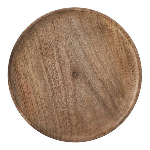 Mica - Duko plate round brown