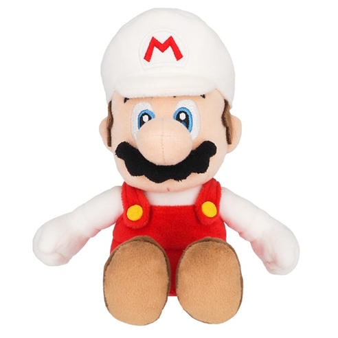 Super Mario - Fire Mario Plush - Small