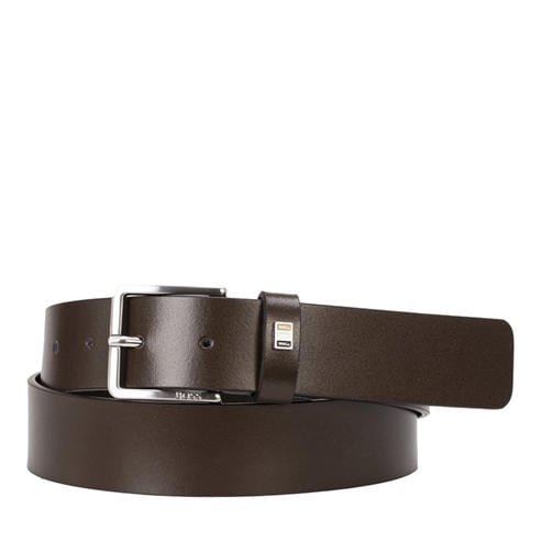 Boss - Men's Ther Flag E Leather Belt
