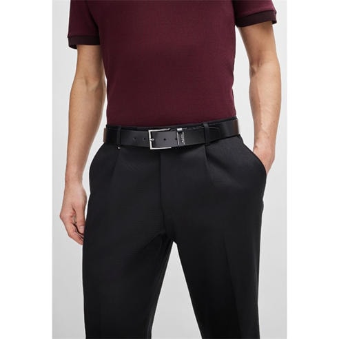 Boss - Men's Cole Ant Leather Belt