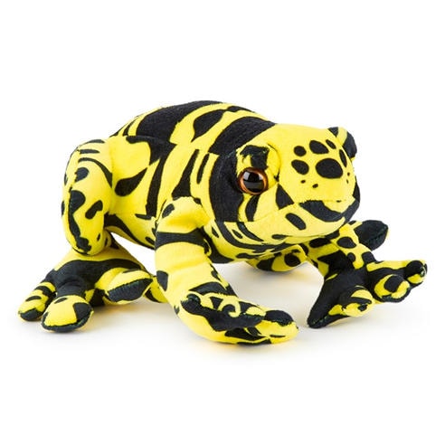 Zappi Co - Team Zappi Co Yellow Banded Poison Dart Frog Soft Toy 20 cm ECO
