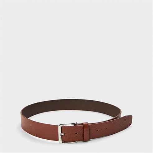 Boss - Men's Ronnie Gr Leather Belt