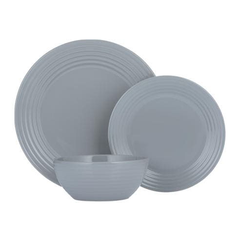 Typhoon - Living grey 12pce set dinnerset