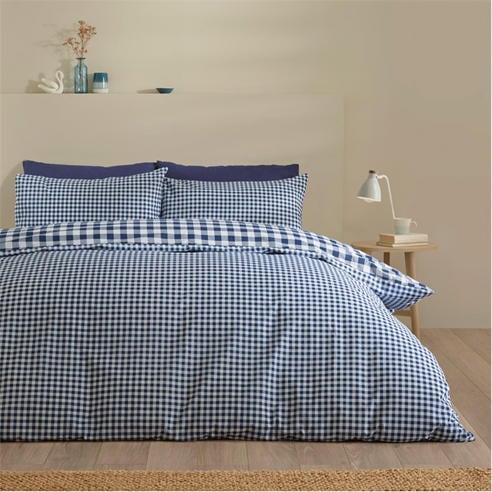 Catherine Lansfield - Bamford Gingham Check Duvet Cover Set