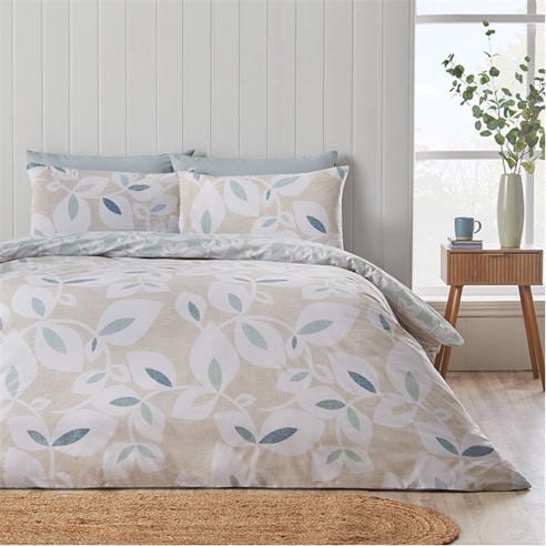 Catherine Lansfield - Inga Leaf Duvet Cover Set