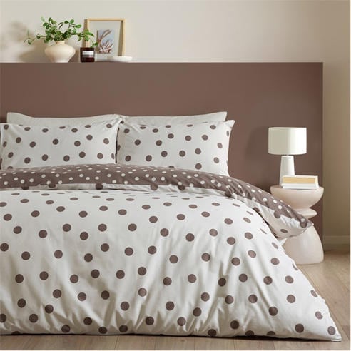 Catherine Lansfield - Polka Dot Duvet Cover Set
