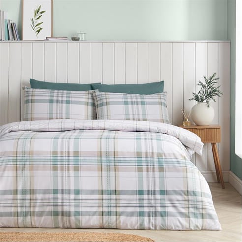 Catherine Lansfield - Cartmel Check Duvet Cover Set