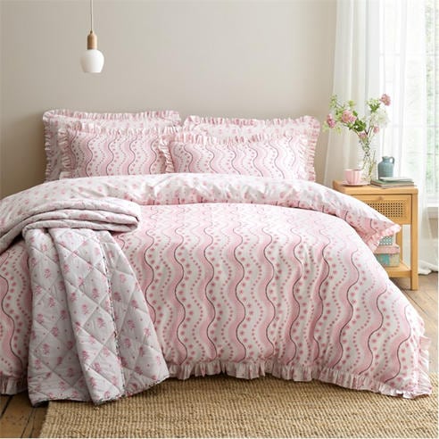 Cath Kidston - Spitalfield Silk Stripe Duvet Cover Set