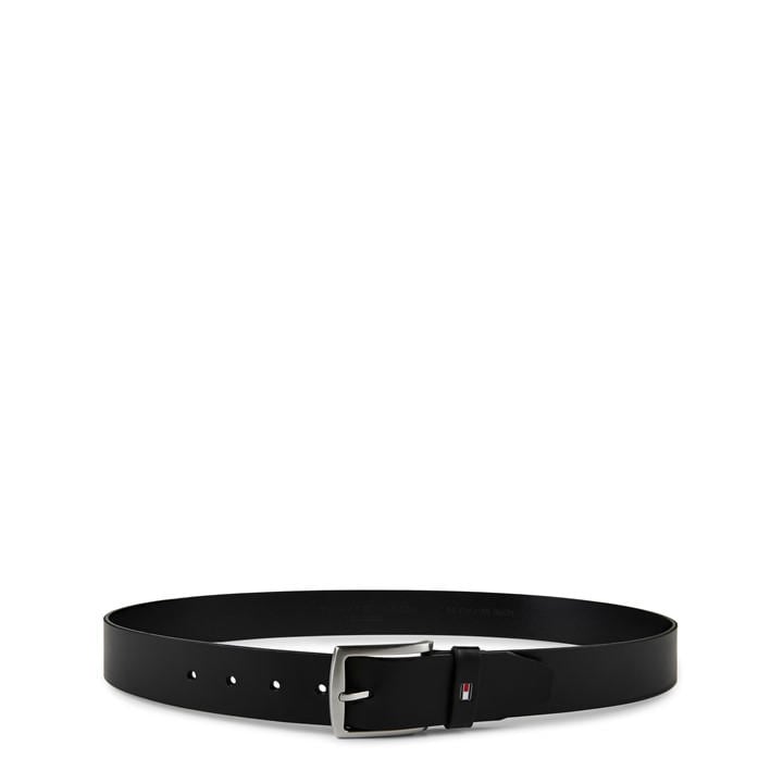 Tommy Hilfiger Men's Black Denton Leather Belt 3XL