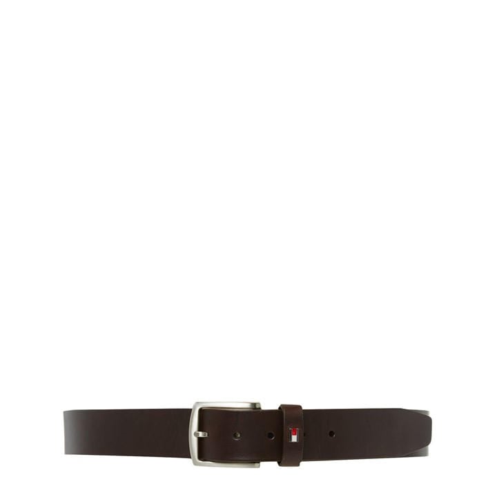 Tommy Hilfiger Men's Brown Denton Leather Belt 3XL