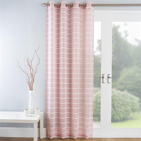 Tyrone Textiles - Chenille Stripe Linen Look Panel