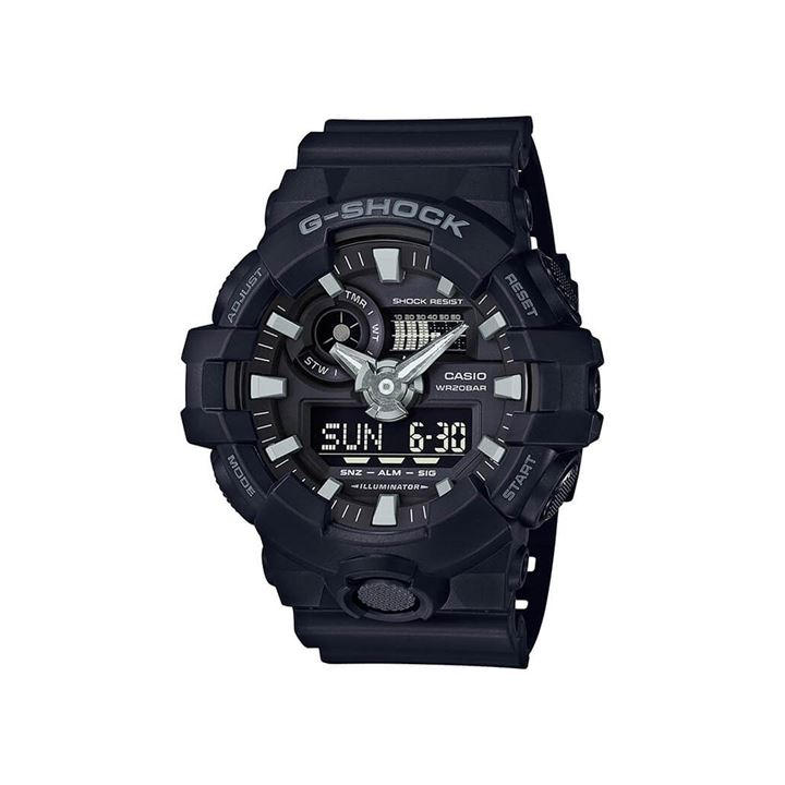 Casio Men's Black G Shock Alarm Chronograph Watch