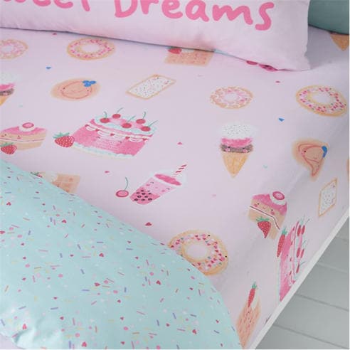 Catherine Lansfield Kids - Sweet Treats Flat and Fitted Sheets