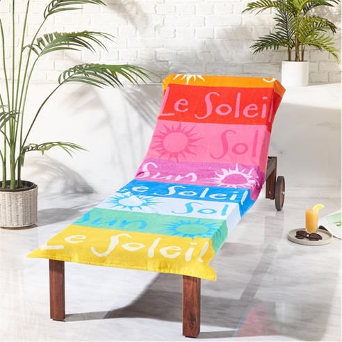 Catherine Lansfield - Block Stripe Lounger Beach Towel