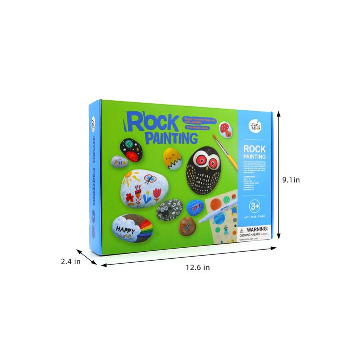 Character Kids' Rock Painting Make Your Own Toy - Green