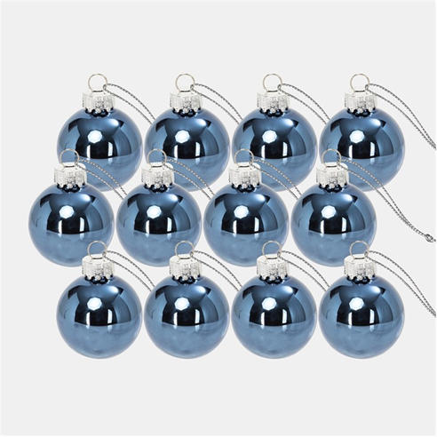 The Spirit Of Christmas - 12pk 35mm Glass Bauble 99 one size