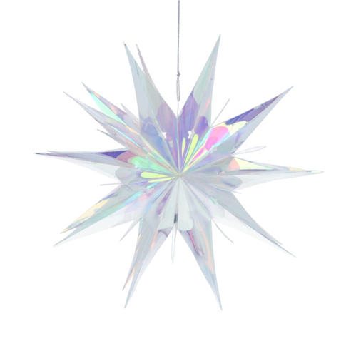 Gisela Graham - Large Foil Star Indoor Christmas Decoration